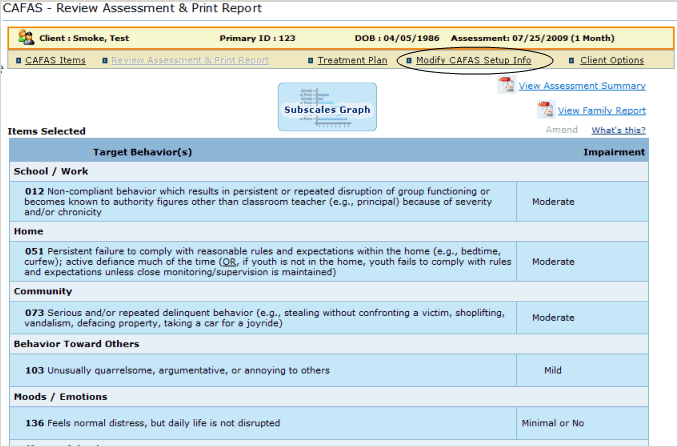 Changing The Next Assessment Due Date